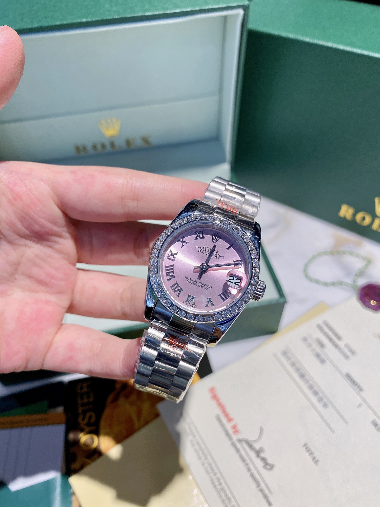 【20-25日間の輸送時間】【ROLEX】デイトジャスト  31mm