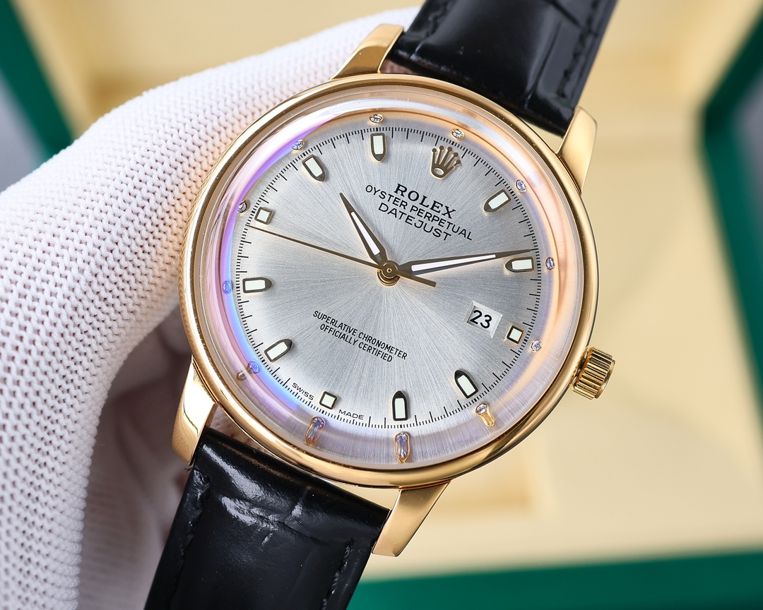 【18-22日にお届け】Rolex メンズ 腕時計 デイトジャスト  42MM  2色