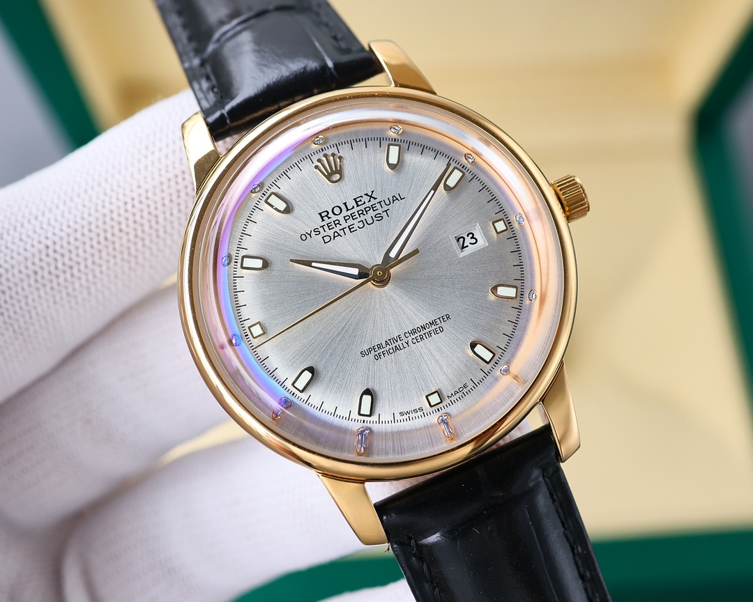 【18-22日にお届け】Rolex メンズ 腕時計 デイトジャスト  42MM  2色