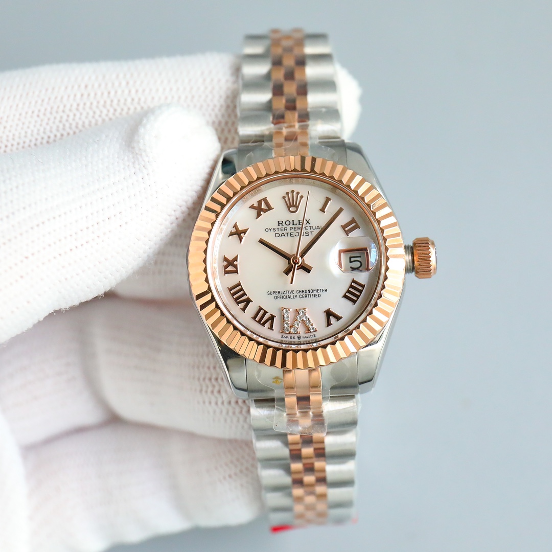 【18-22日にお届け】Rolex レディース 腕時計 デイトジャスト  28MM 