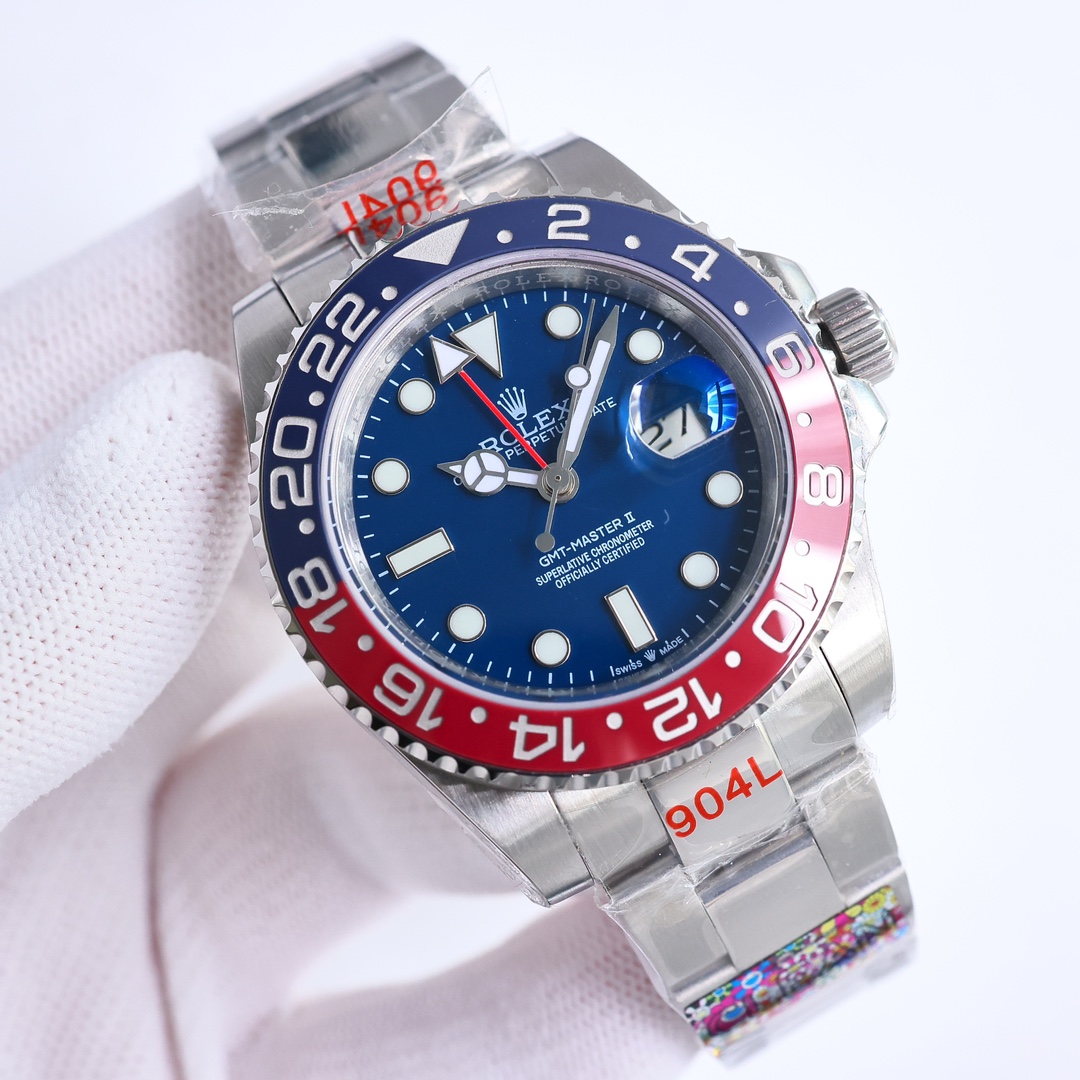 【18-22日にお届け】Rolex メンズ 腕時計  GMTマスター Ⅱ  40MM 