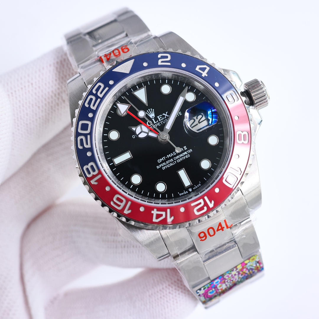 【18-22日にお届け】Rolex メンズ 腕時計  GMTマスター Ⅱ  40MM 