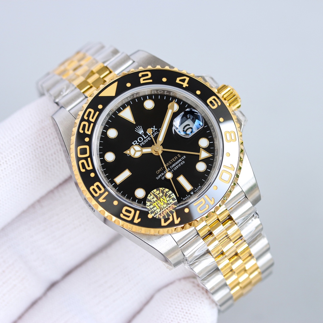 【18-22日にお届け】Rolex メンズ 腕時計  GMTマスター Ⅱ  40MM 