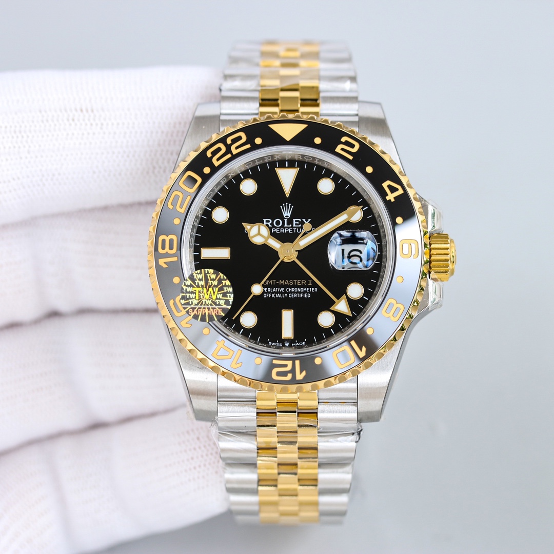 【18-22日にお届け】Rolex メンズ 腕時計  GMTマスター Ⅱ  40MM 
