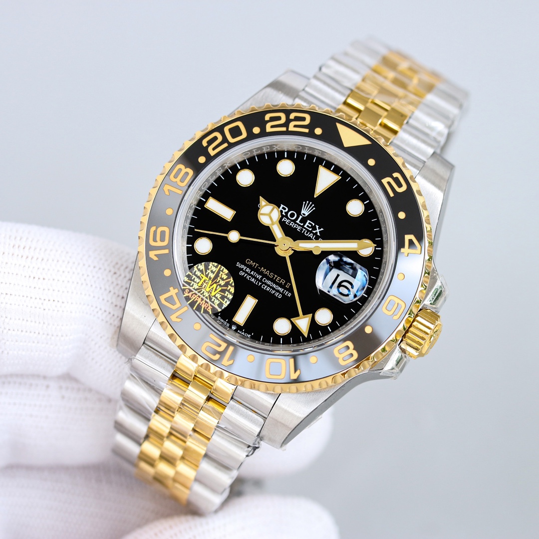 【18-22日にお届け】Rolex メンズ 腕時計  GMTマスター Ⅱ  40MM 