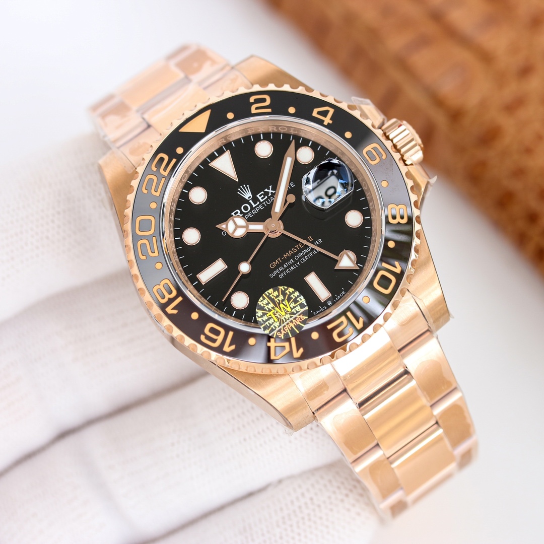 【18-22日にお届け】Rolex メンズ 腕時計  GMTマスター Ⅱ  40MM 