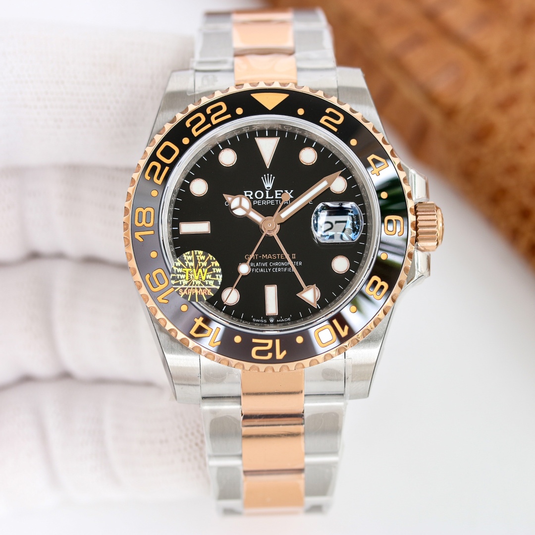 【18-22日にお届け】Rolex メンズ 腕時計  GMTマスター Ⅱ  40MM 