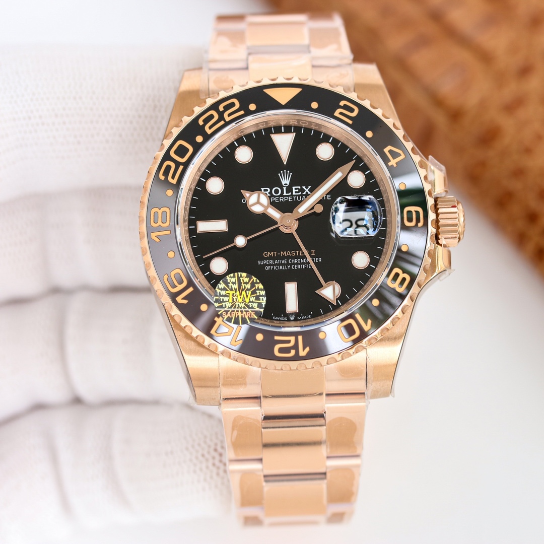 【18-22日にお届け】Rolex メンズ 腕時計  GMTマスター Ⅱ  40MM 