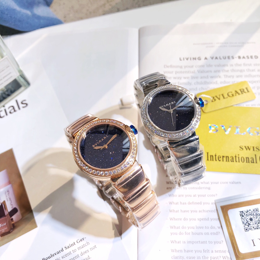 【18-22日にお届け】BVLGARI レディース 腕時計   33MM