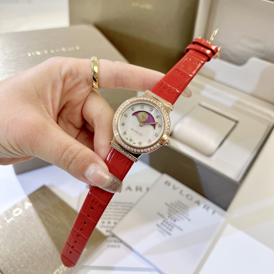 【18-22日にお届け】BVLGARI レディース 腕時計   33MM