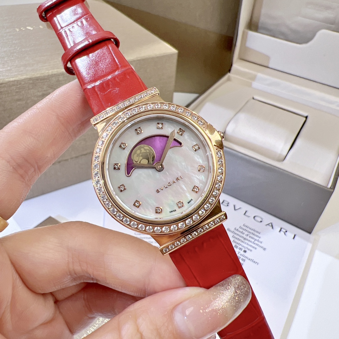 【18-22日にお届け】BVLGARI レディース 腕時計   33MM