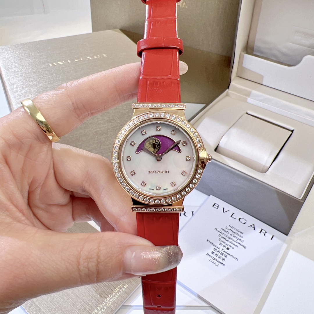 【18-22日にお届け】BVLGARI レディース 腕時計   33MM