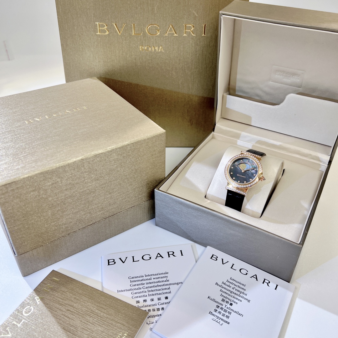 【18-22日にお届け】BVLGARI レディース 腕時計   33MM