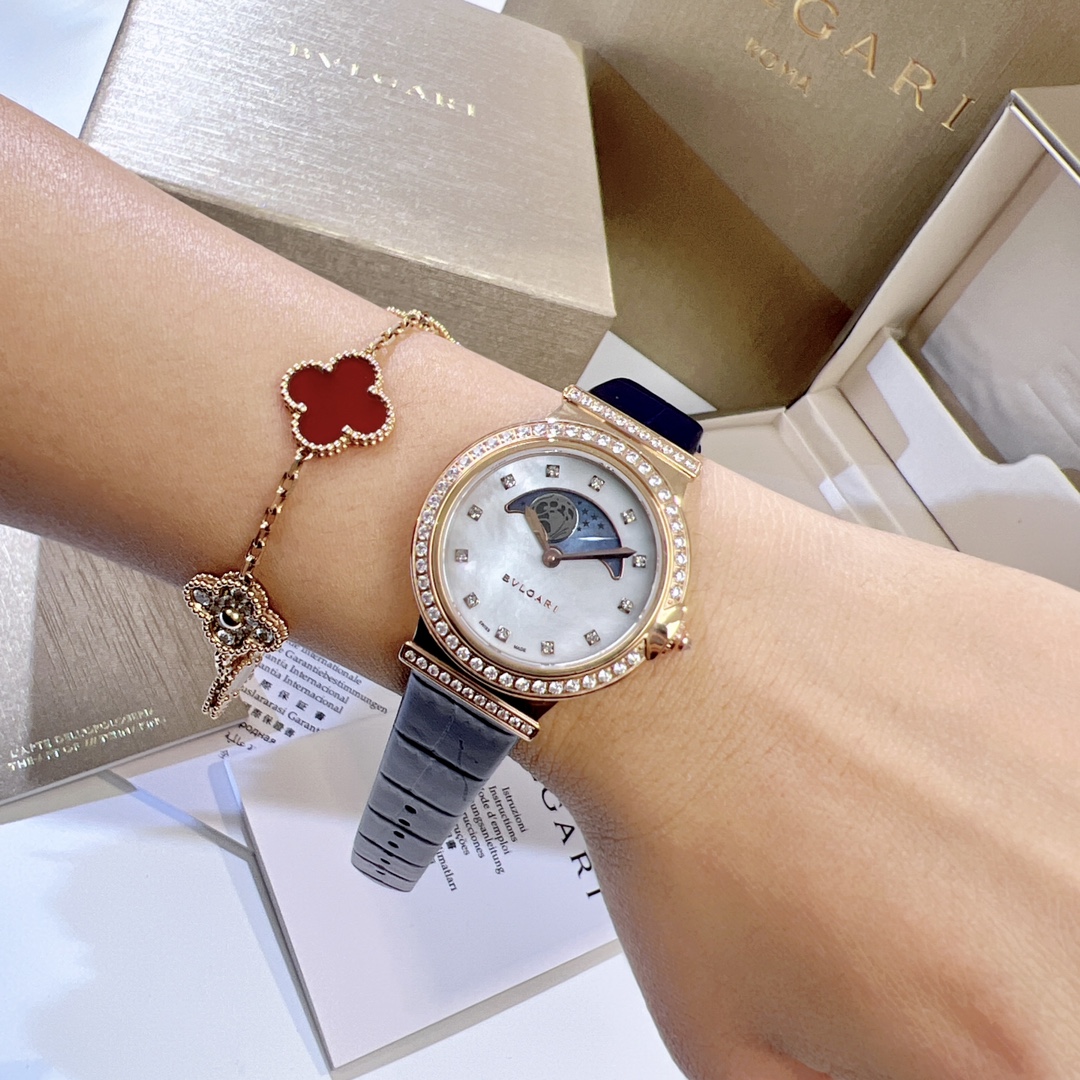 【18-22日にお届け】BVLGARI レディース 腕時計   33MM