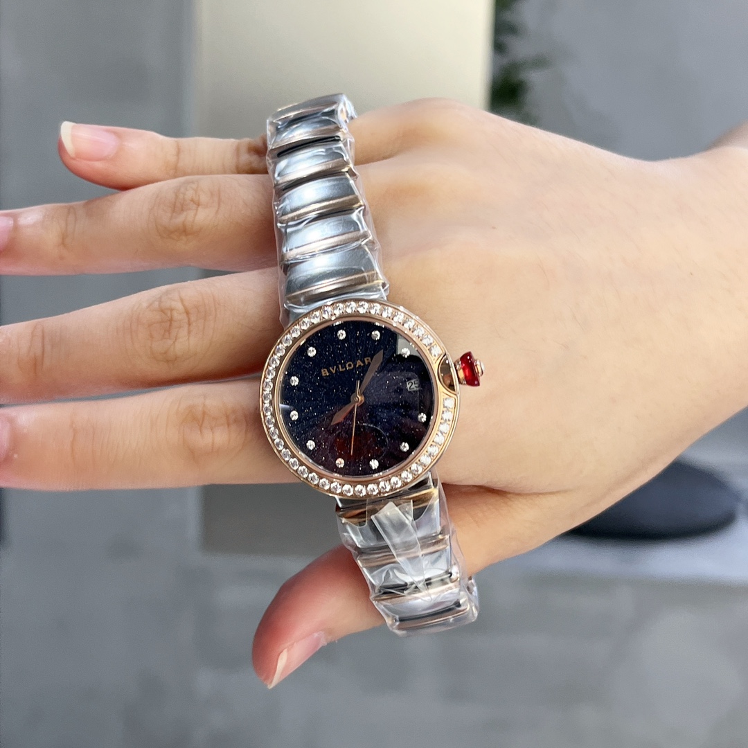 【18-22日にお届け】BVLGARI レディース 腕時計   33MM