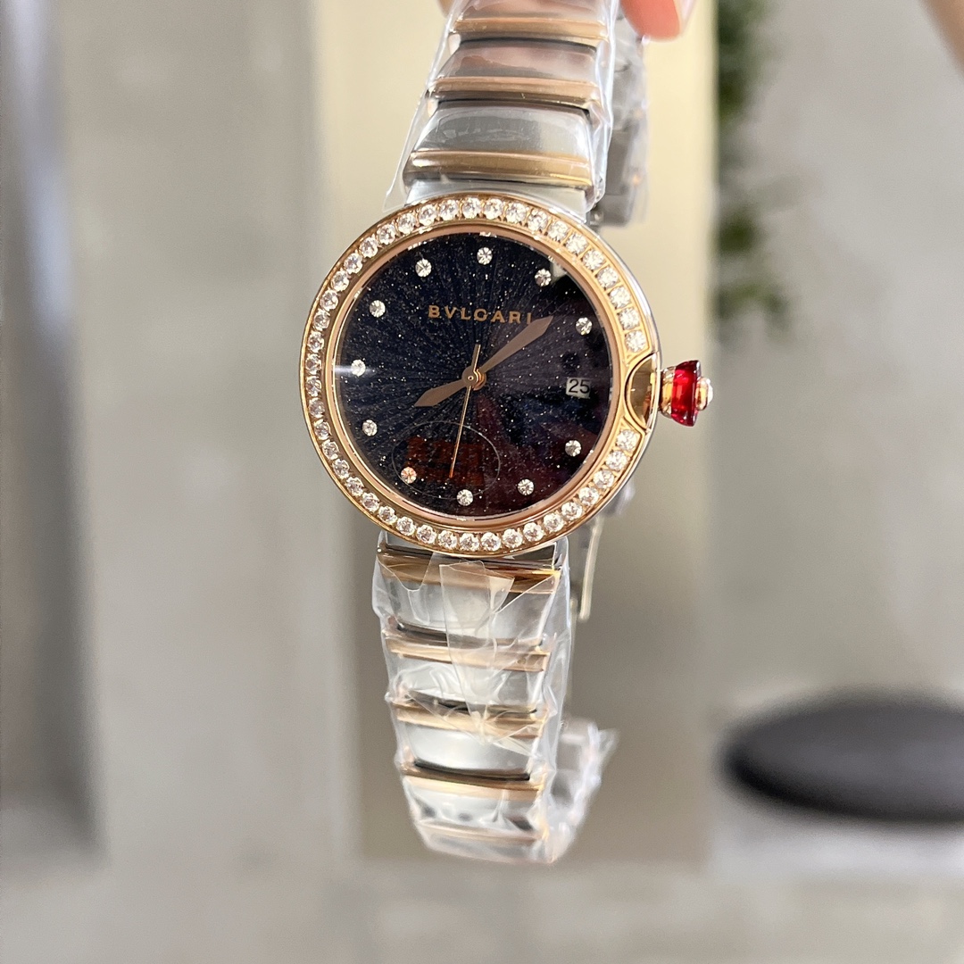 【18-22日にお届け】BVLGARI レディース 腕時計   33MM