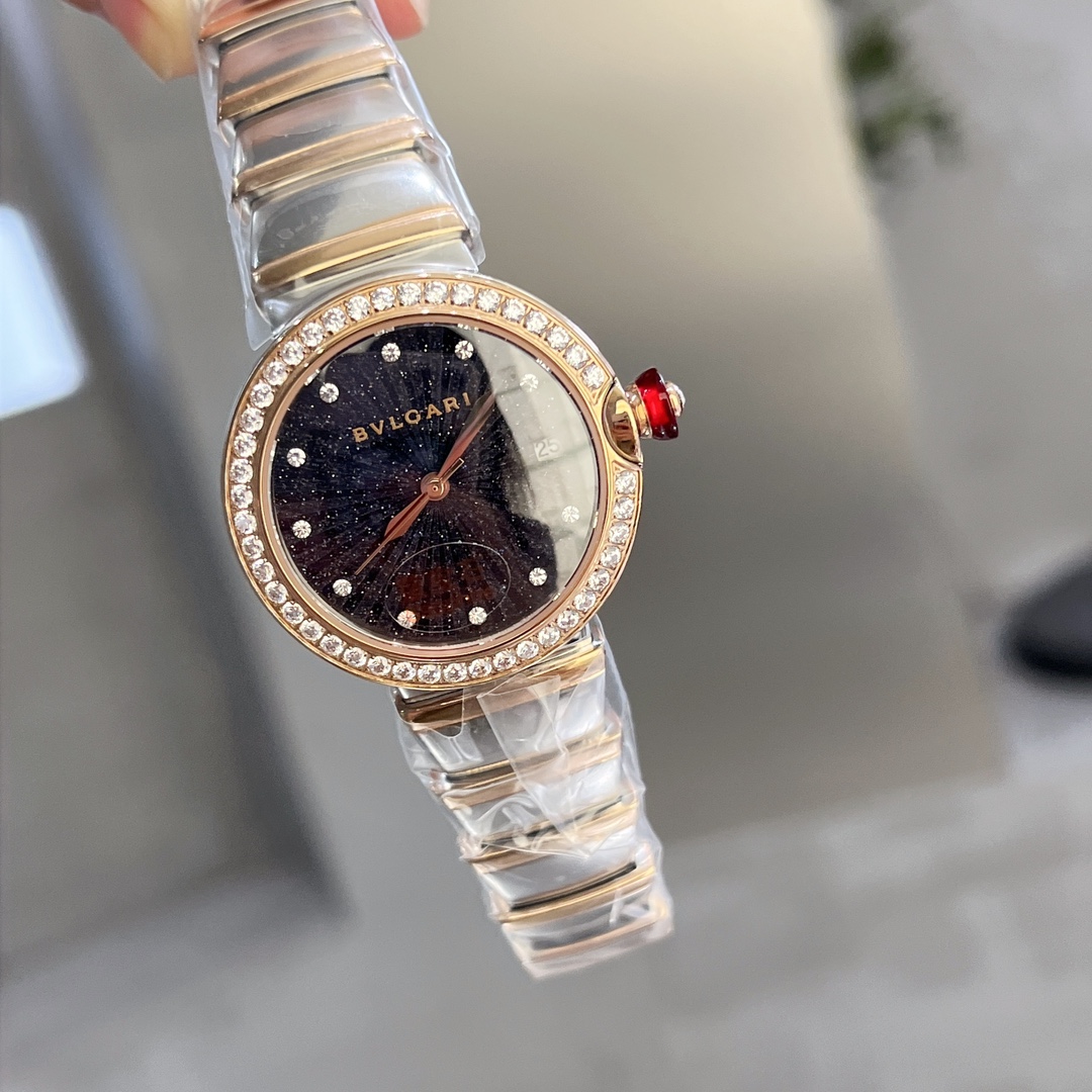 【18-22日にお届け】BVLGARI レディース 腕時計   33MM