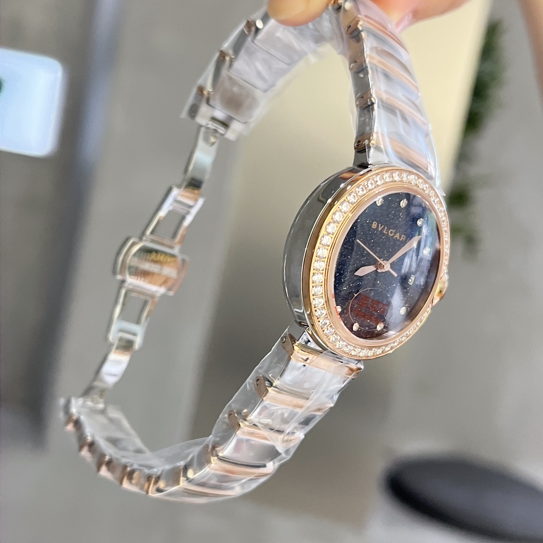 【18-22日にお届け】BVLGARI レディース 腕時計   33MM