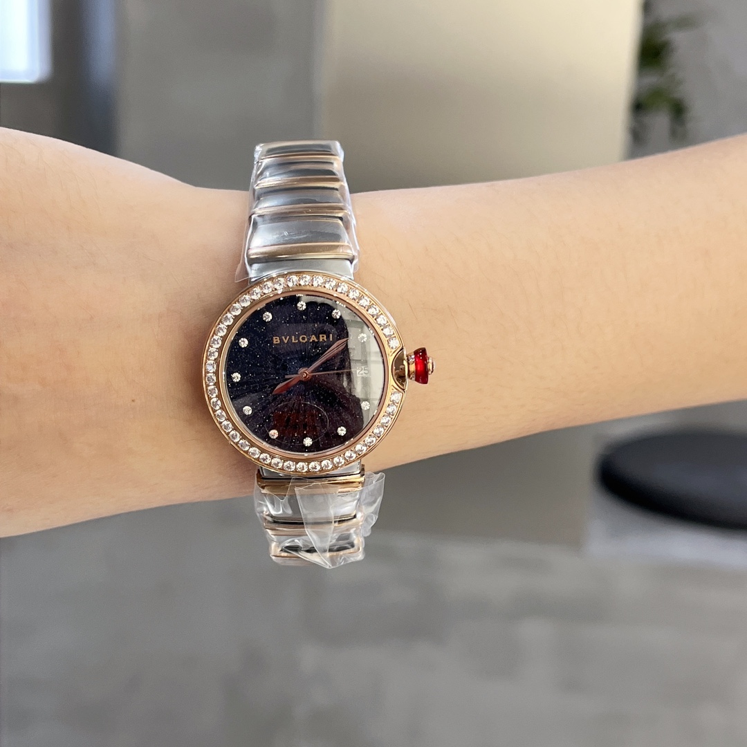 【18-22日にお届け】BVLGARI レディース 腕時計   33MM