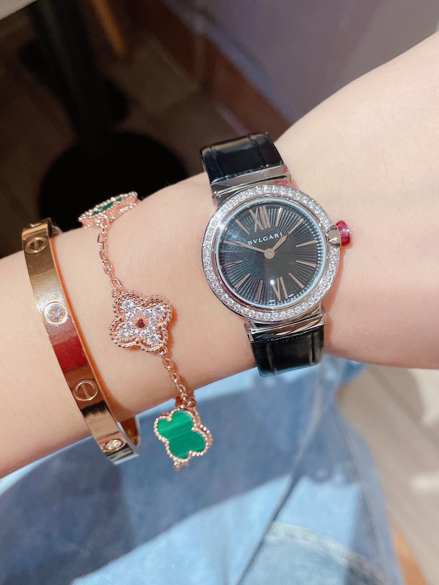 【18-22日にお届け】BVLGARI レディース 腕時計   28MM
