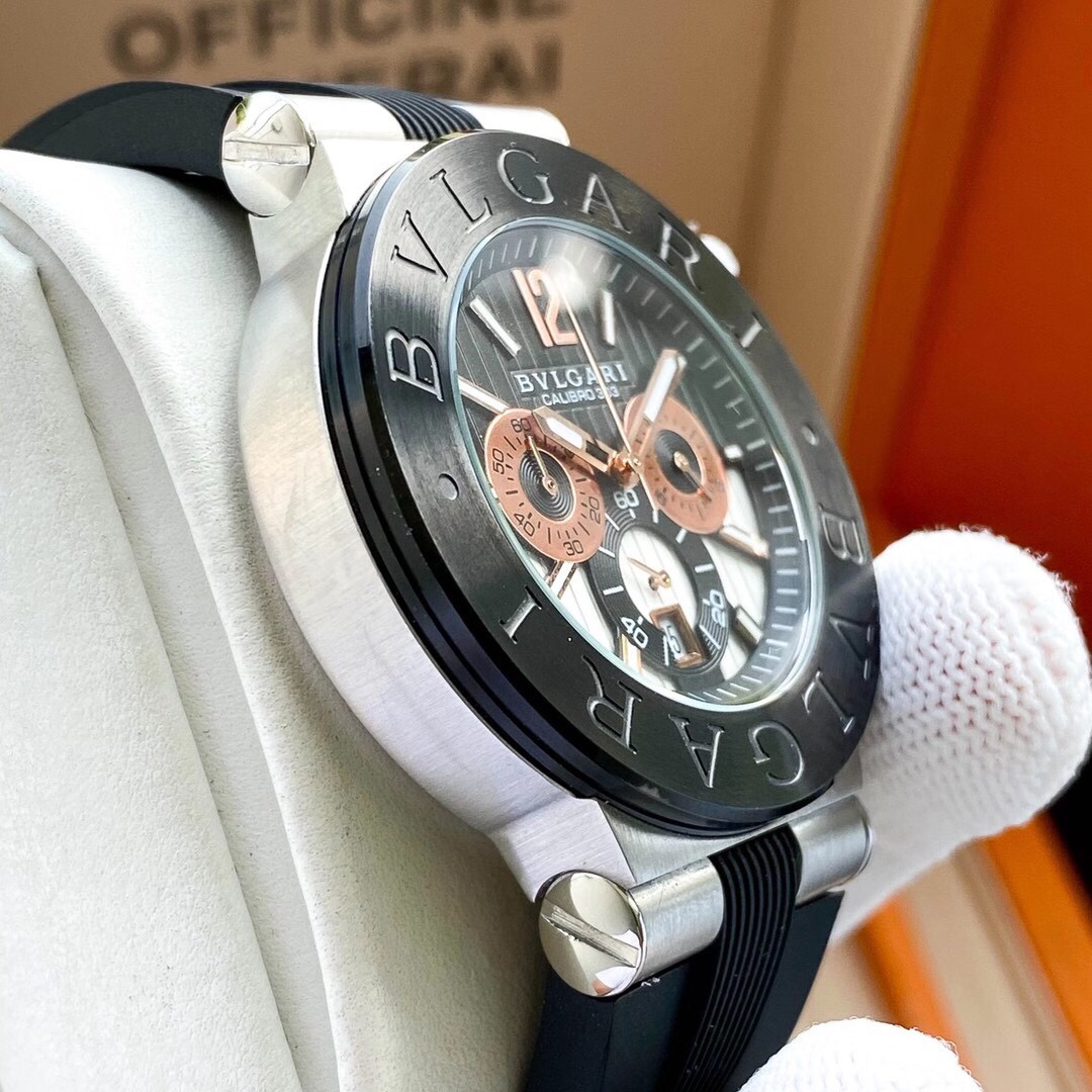 【18-22日にお届け】BVLGARI メンズ 腕時計  43MM 