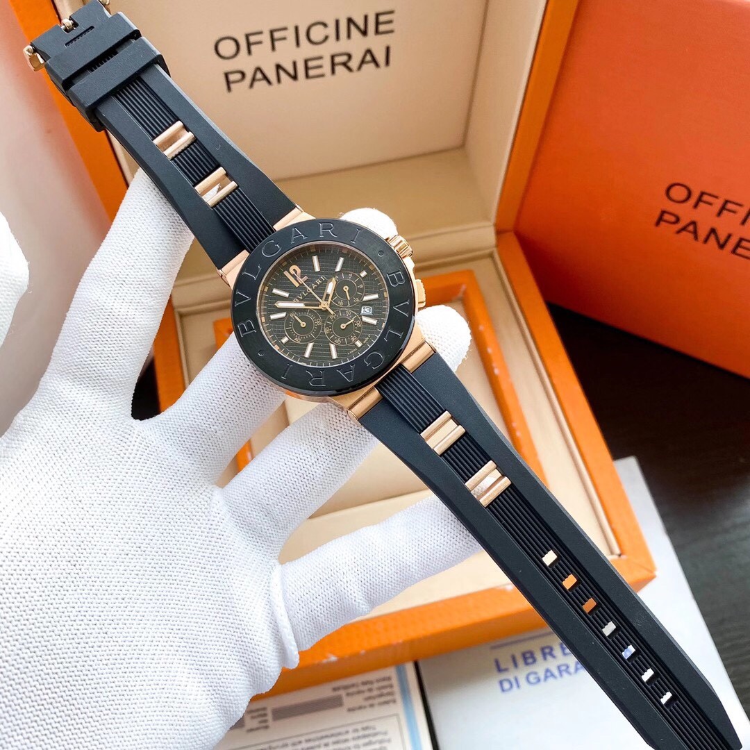 【18-22日にお届け】BVLGARI メンズ 腕時計  43MM 