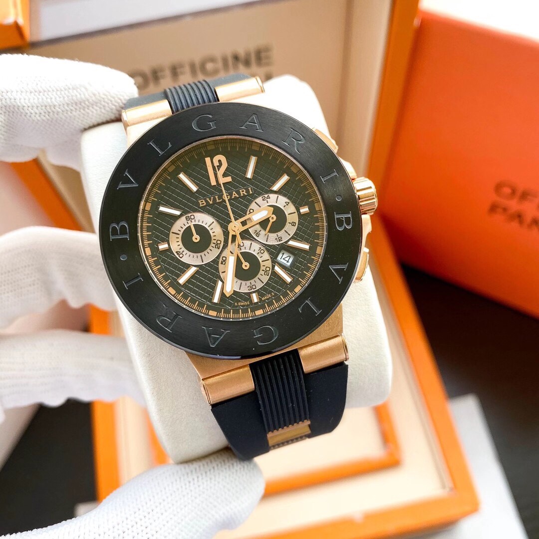 【18-22日にお届け】BVLGARI メンズ 腕時計  43MM 
