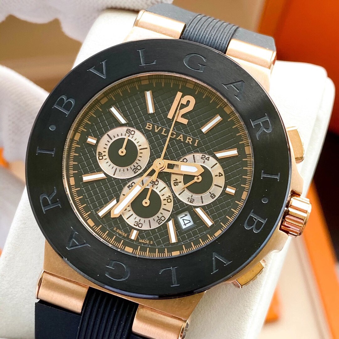 【18-22日にお届け】BVLGARI メンズ 腕時計  43MM 