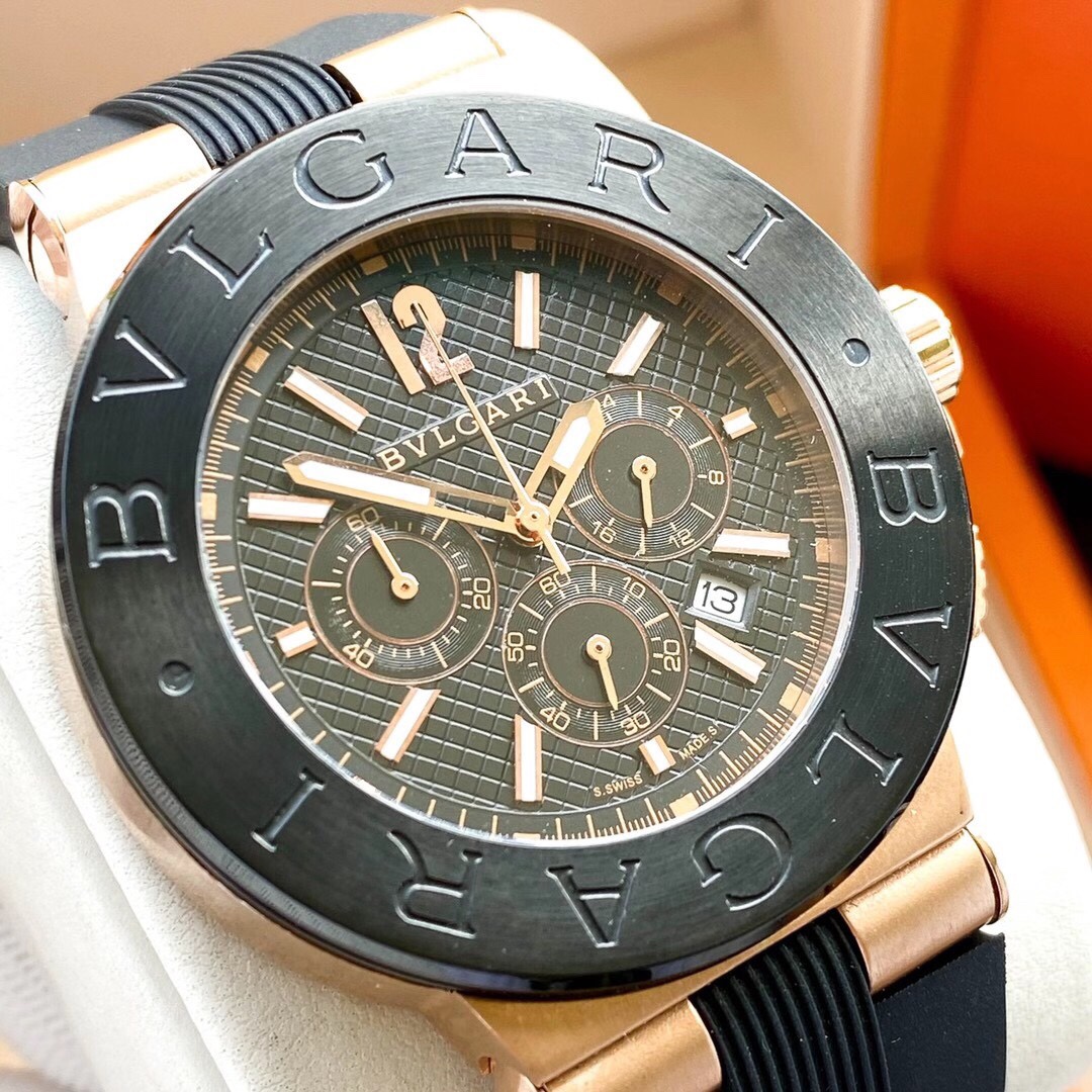 【18-22日にお届け】BVLGARI メンズ 腕時計  43MM 