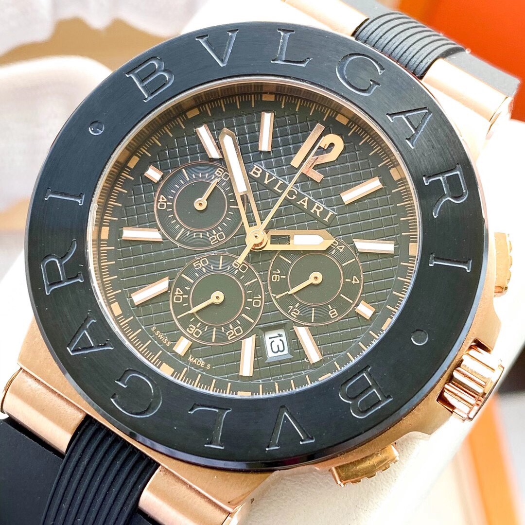 【18-22日にお届け】BVLGARI メンズ 腕時計  43MM 