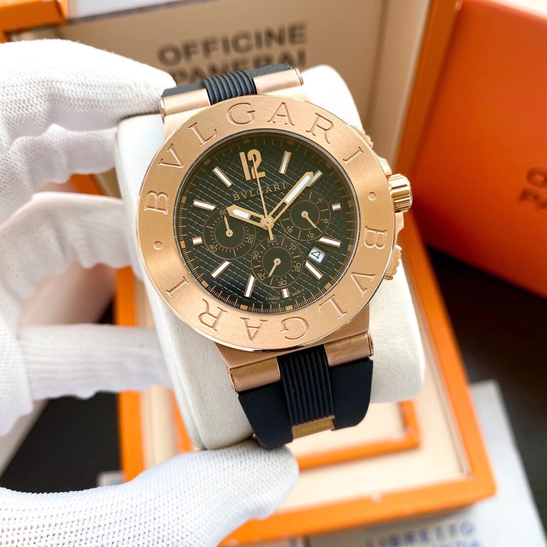【18-22日にお届け】BVLGARI メンズ 腕時計  43MM 