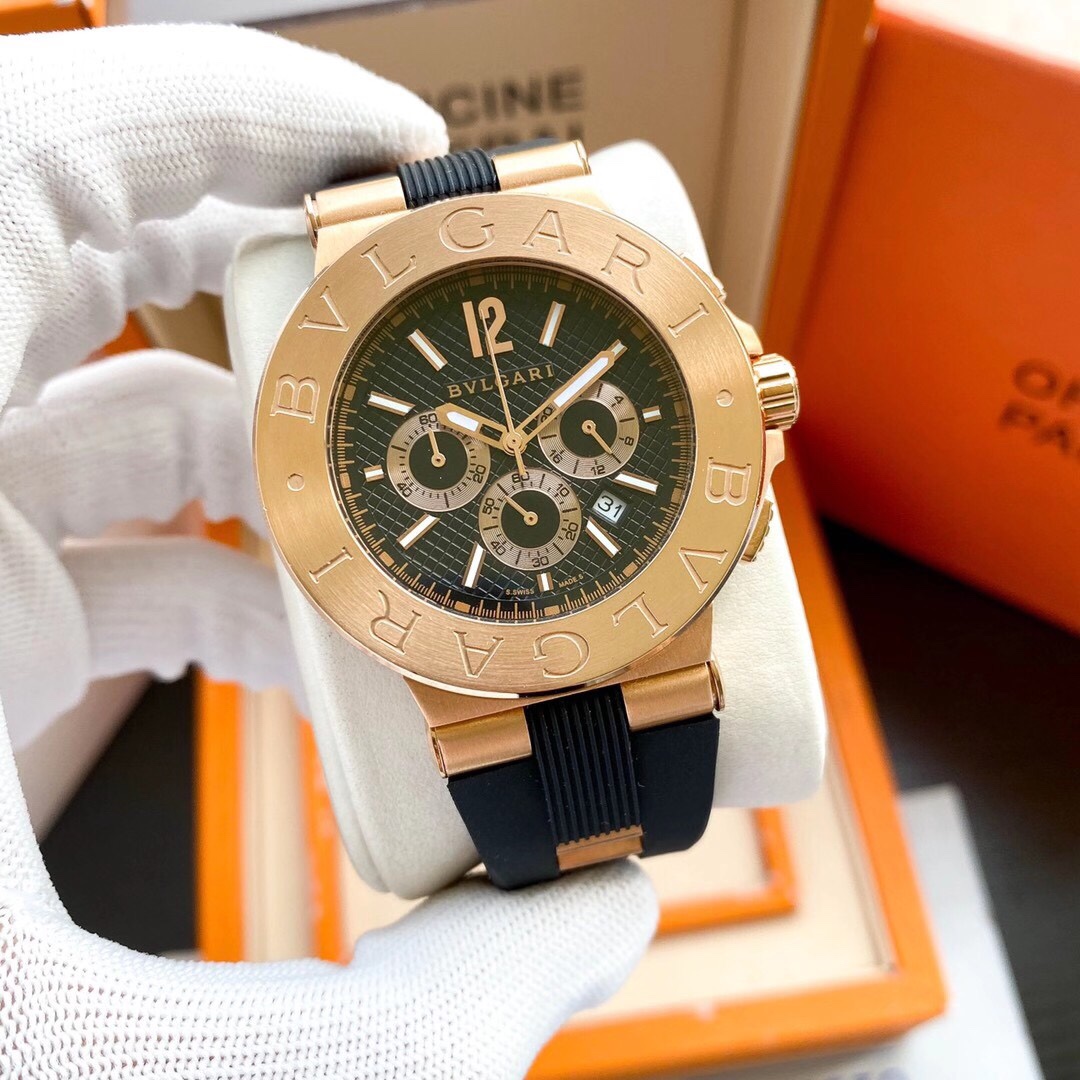 【18-22日にお届け】BVLGARI メンズ 腕時計  43MM 