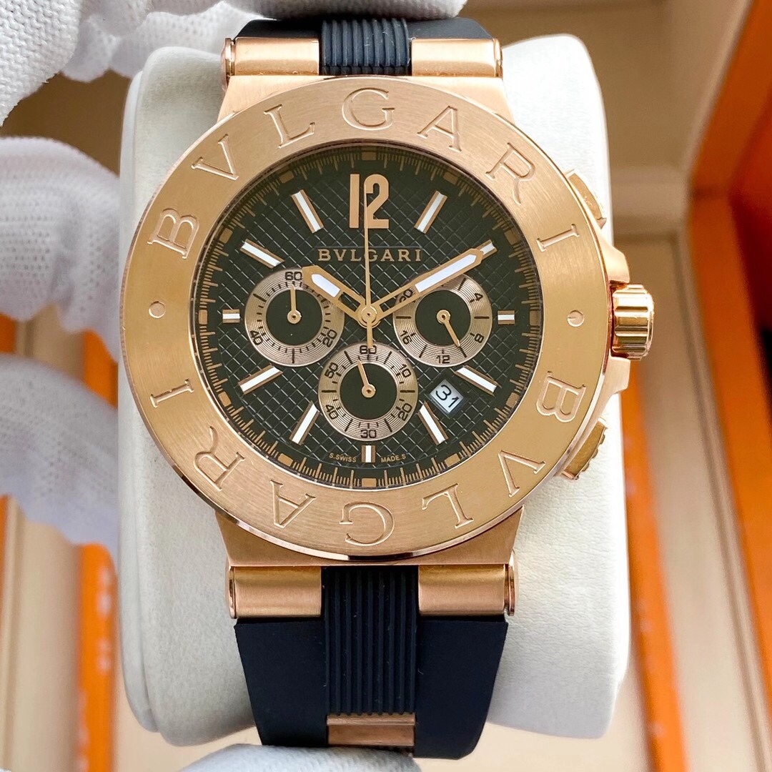 【18-22日にお届け】BVLGARI メンズ 腕時計  43MM 