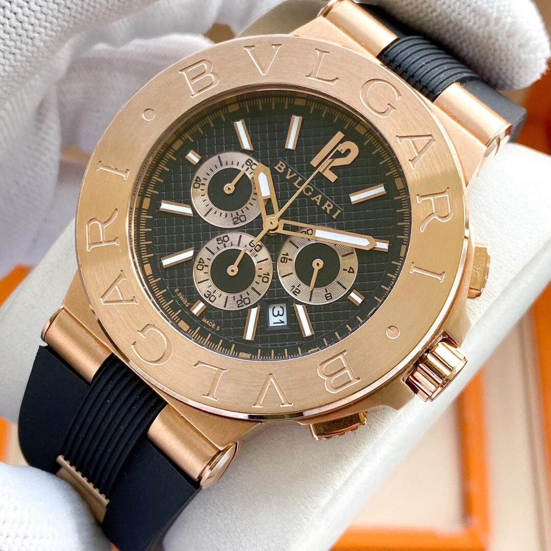 【18-22日にお届け】BVLGARI メンズ 腕時計  43MM 
