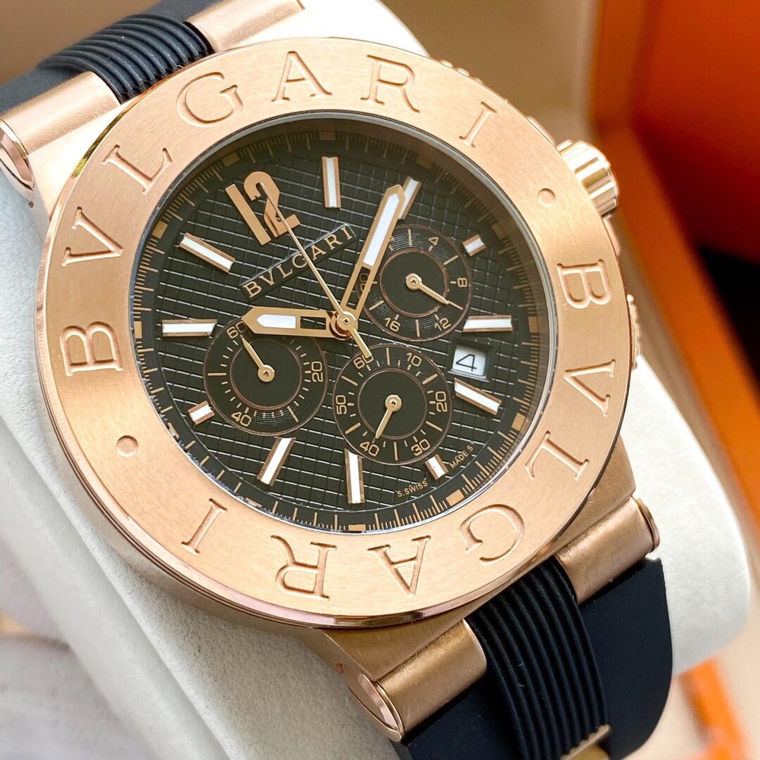 【18-22日にお届け】BVLGARI メンズ 腕時計  43MM 