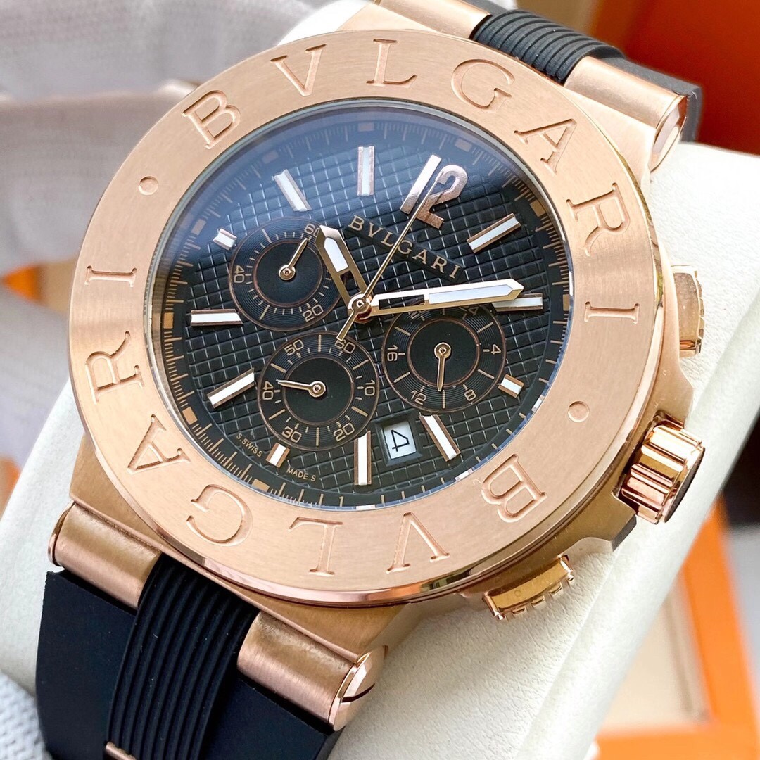【18-22日にお届け】BVLGARI メンズ 腕時計  43MM 