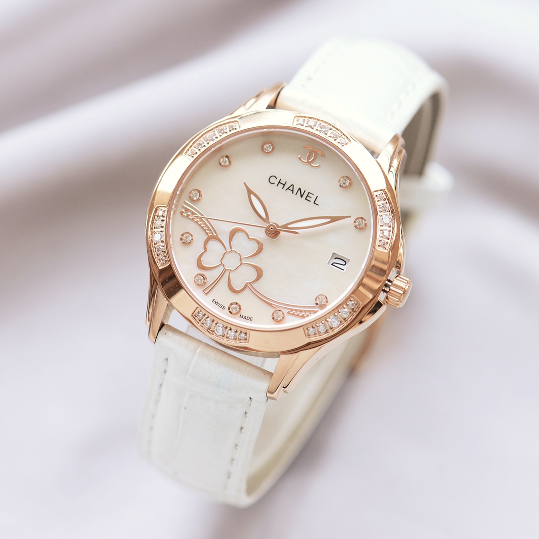【18-22日にお届け】CHANEL  レディース 腕時計   34MM