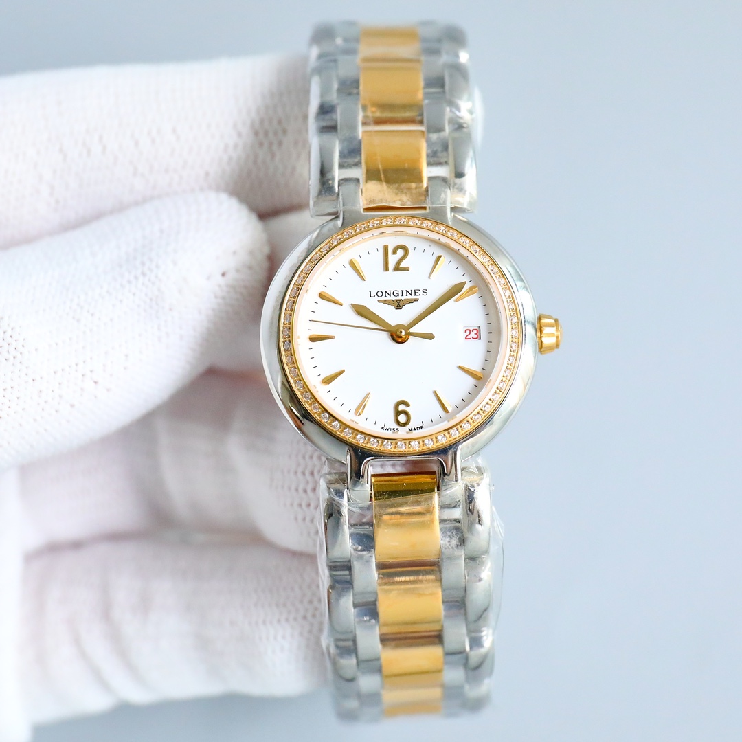 【18-22日にお届け】LONGINES レディース 腕時計  30MM 