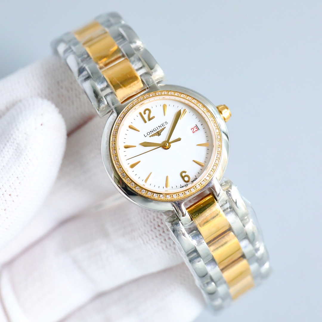【18-22日にお届け】LONGINES レディース 腕時計  30MM 