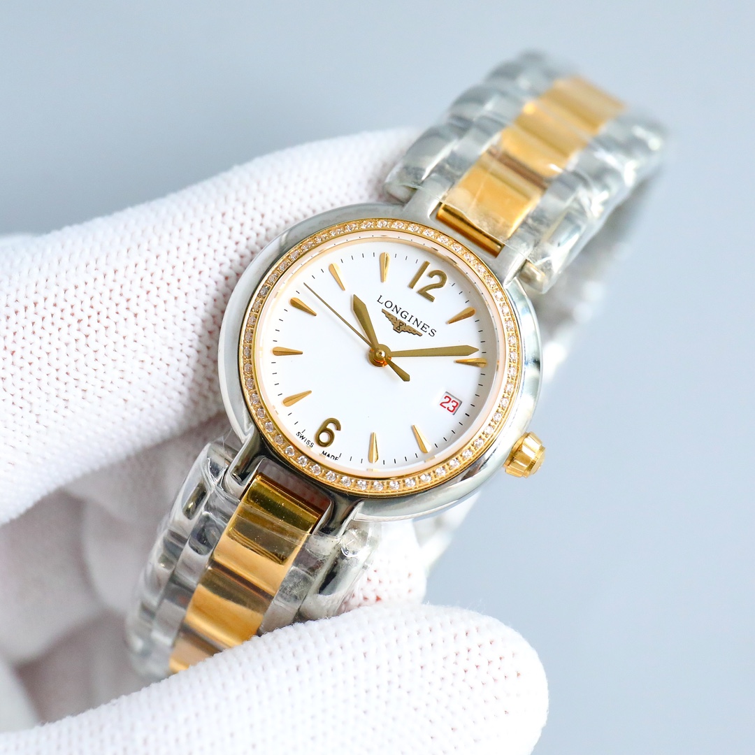【18-22日にお届け】LONGINES レディース 腕時計  30MM 