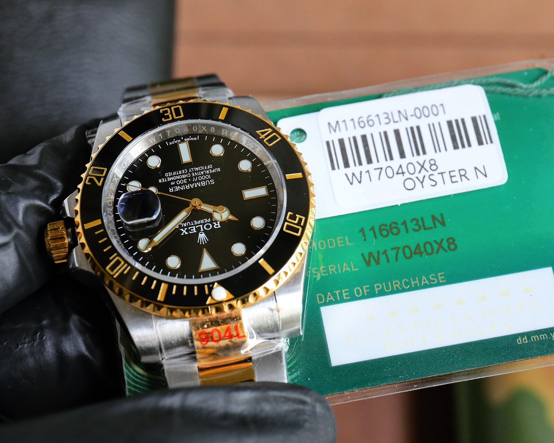国内在庫(3日にお届け)Rolex メンズ 腕時計 サブマリーナー 6613-0001 40MM