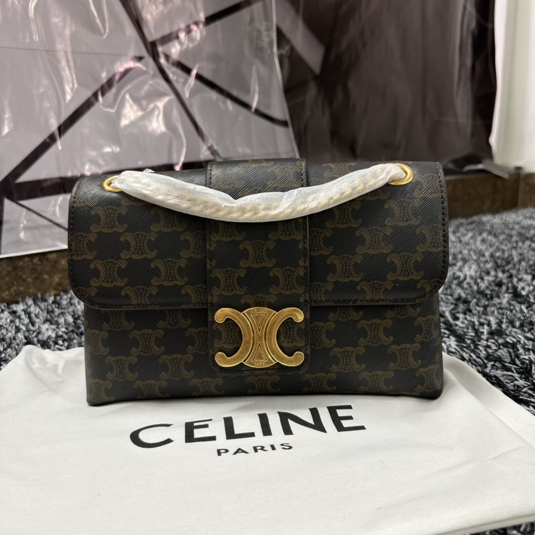 【CELINE】Victoire 23.5X14X8cm
