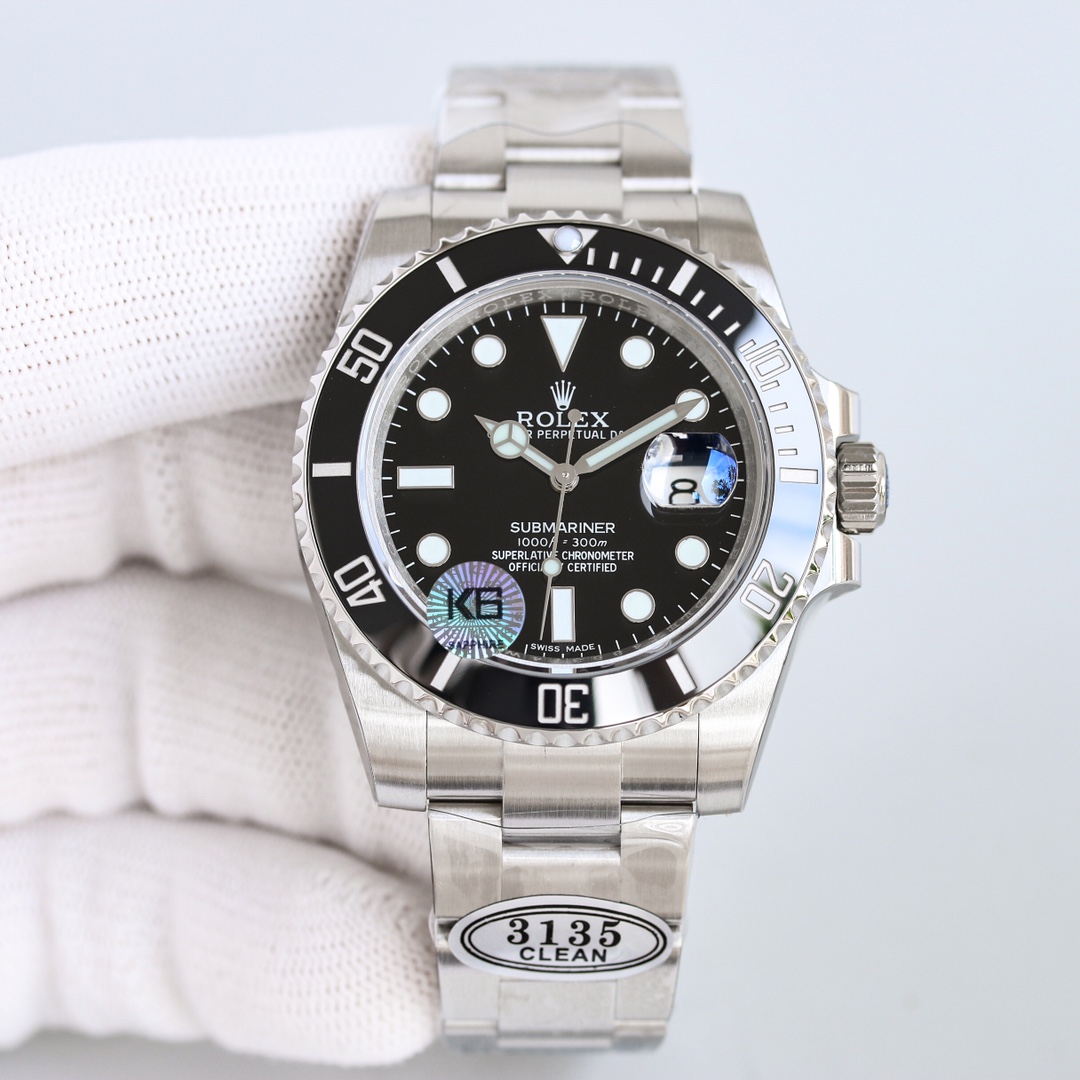 国内在庫(3日にお届け)Rolex メンズ 腕時計 126618LN サブマリーナー 41MM 黑水鬼