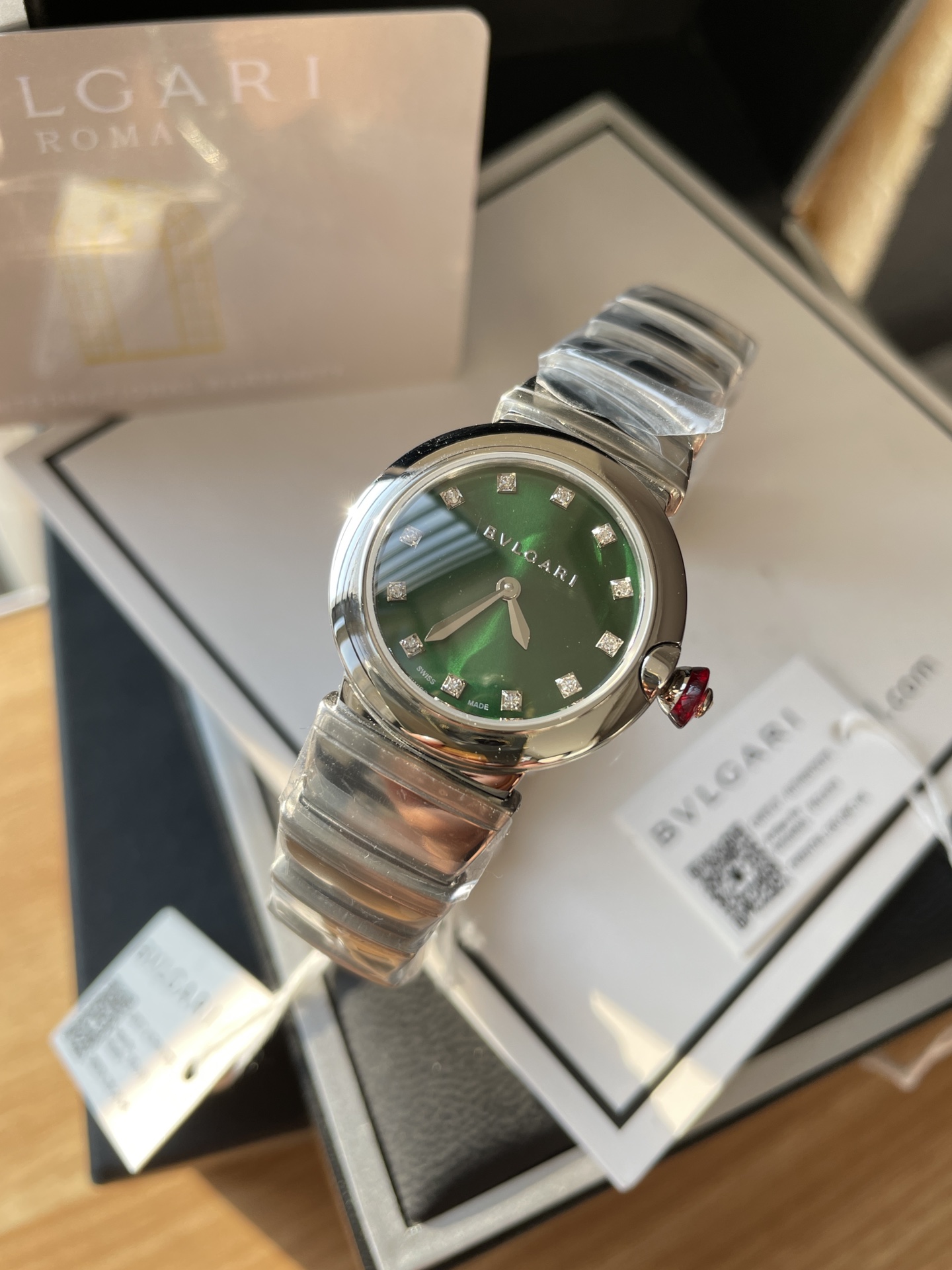 【18-22日にお届け】BVLGARI レディース 腕時計   28MM