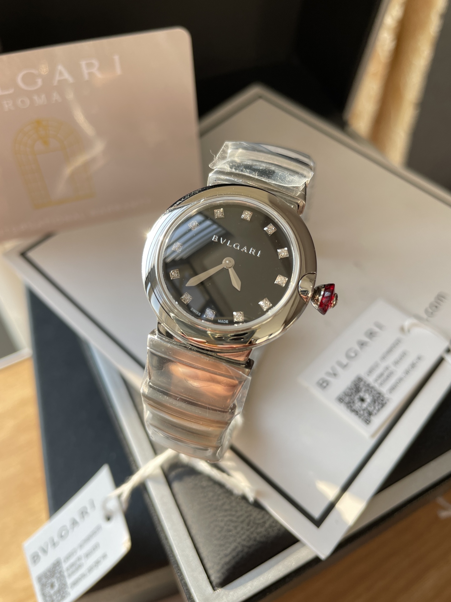 【18-22日にお届け】BVLGARI レディース 腕時計   28MM