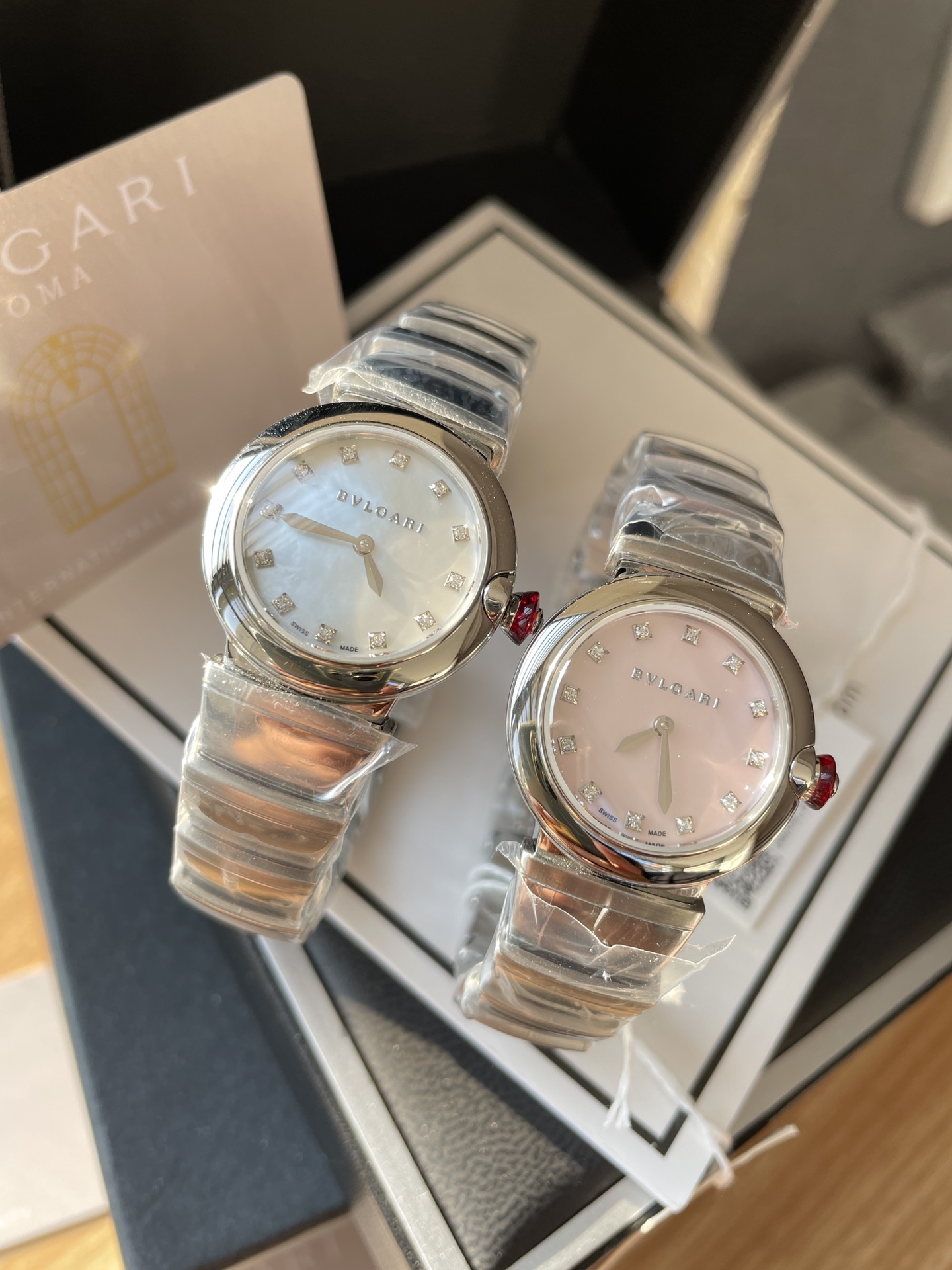 【18-22日にお届け】BVLGARI レディース 腕時計   28MM