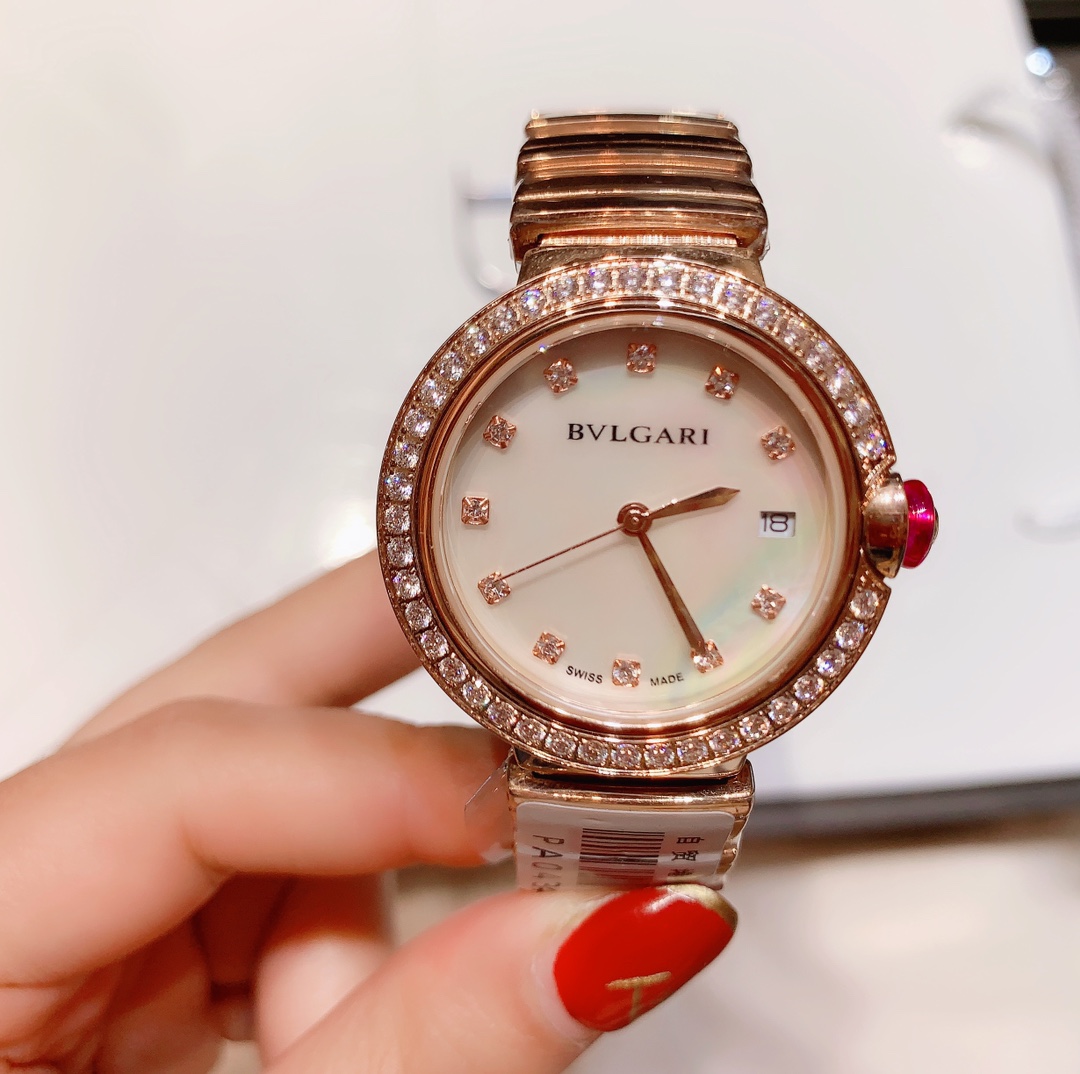 【18-22日にお届け】BVLGARI レディース 腕時計   28MM