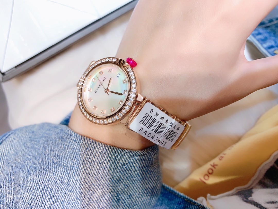 【18-22日にお届け】BVLGARI レディース 腕時計   28MM