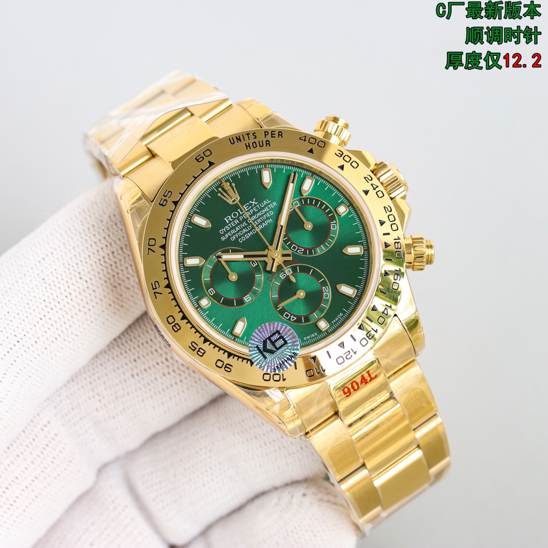 【18-22日にお届け】Rolex メンズ 腕時計 コスモグラフ デイトナ  40MM 4色