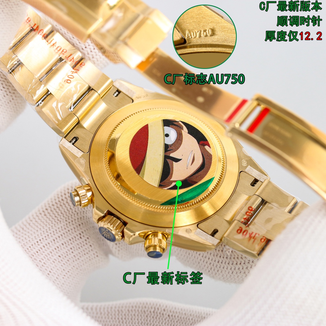 【18-22日にお届け】Rolex メンズ 腕時計 コスモグラフ デイトナ  40MM 4色